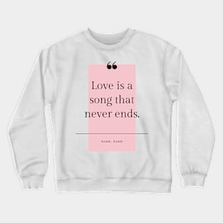 Bambi Love Wall Art Crewneck Sweatshirt